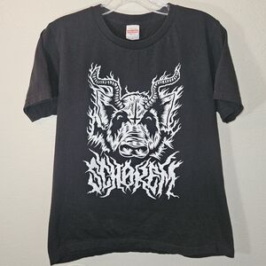 & Other Stories Black and White Graphic Short Sleeve Tee